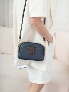 Smart King New Shoulder Bag for Women Genuine Cow Leather Casual Girl Sling Phone Pocket Purse Ladies Small Satchel