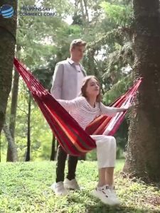 Alex Mall COD Duyan Outdoor leisure Portable Cotton Rope Hammock Ten Sleeping Bag Camping Hiking