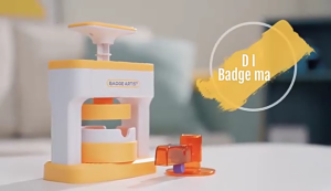 DIY Pin Button Maker Maker Press Machine Safe and Easy to Use for Toy Girls and Children Creativity