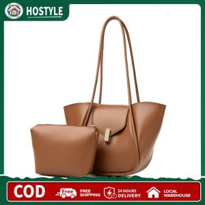 【Free Shipping】 Versatile Large PU Leather Shoulder Bag for Women Suitable for Work School and Casual Outings in Multiple Colors