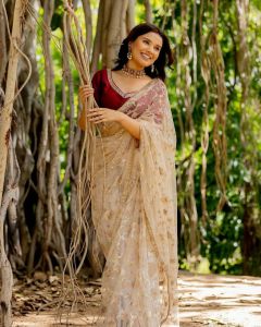 PRE ORDER 15 DAYS - Saree-pure soft mono net