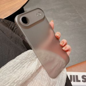 Luxury UltraThin PC Hard Case for iPhone 17 Air 16 15 14 Plus 13 Pro Max Clear Translucent Shockproof Slim Lens Protection Cover