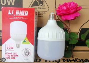 Bóng đèn LED 30w 40w 50w 60w siêu sáng tiết kiện điện LED BULB trụ G8 Alu Vỏ đỏ VỎ NHÔM siêu bền BH đổi mới 1 năm