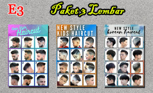 NAHDASHOPING / Poster Barbershop/Poster Pangkas Rambut / Poster Salon Kecantikan/Poster Hiasan Dinding/Poster Modern/Wall Decor Minimalis/Dekorasi / Dan Ruang Tamu/Model Terbaru Dan Terlaris /Model Rambut Masa Kini / Desig Terbaru