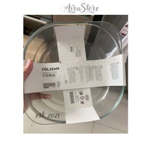 PIRING SAJI SERBAGUNA 1PCS / PIRING KACA TEBAL TAHAN PANAS PROMO GRATIS ONGKIR COD