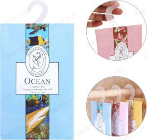 UMI Perfume Aromatherapy Natural Smell Incense Wardrobe Sachet Air Fresh Scent Bag Freshener Car Hook Hanger Living 衣橱香薰香包
