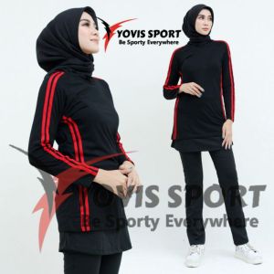 SETELAN OLAHRAGA PANJANG WANITA / SET BAJU SENAM YOGA ZUMBA SEPEDA GYM VOLLY / PAKAIAN OLAHRAGA WANITA MUSLIMAH