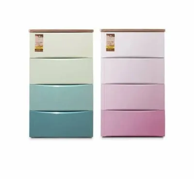 LEMARI LACI PLASTIK OLYMPLAST SUSUN 4 ODC 04 M WARNA OMBRE ORIGINAL [OLYBOX]