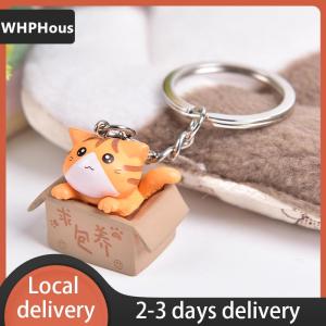 [COD] WHPHous Ship within 24 hours Lovely Cartoon Cat Key Rings Chains Pendant Ornament For Bag Car Keychain Gift