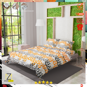 Sprei katun motif yellow bear aesthetic anti geser king size. sprei doublesprei kingsprei queen