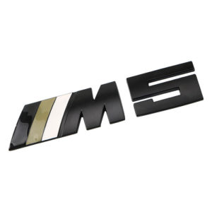 Applicable BMW M Label 3 Color labeling M5 Front grille body sticker Rear label sticker 5 Department M Fender modification emblem Logo Auto Parts