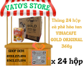 Thùng 24 hộp cà phê hòa tan VINACAFE GOLD original 360g / Combo 6 hộp cà phê hòa tan VINACAFE GOLD original 360g. 