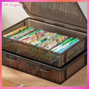 [Hill Angelia] 1Pc Document Organizer Box Household Certificate File A4 Box Important Information Registration Book Dust Proof Storage Case