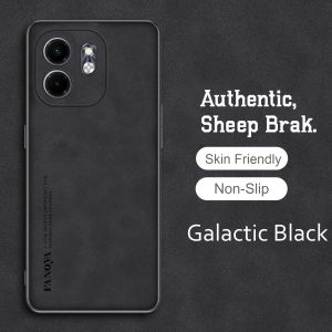 Soft Case Infinix Hot 50i NFC Luxury Casing Sheepskin Leather