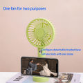 Mini Fan Kipas Small Cooling Handy Desk Home Office  FanTable USB Rechargeable Portable Fan. 
