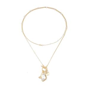 Phản quang multiangle Vòng Cổ Chuỗi vòng xương đòn với dễ dàng điều chỉnh chiều dài OT Clasp thời trang Quà Tặng