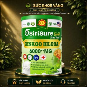 OSIRISURE GOLD GINKGO BILOBA 6000++MG – BỔ SUNG GINKGO BILOBA HỖ TRỢ TUẦN HOÀN MÁU NÃO
