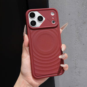 Luxury Soft Bumper Ripple Pattern Case For iPhone 18 17 Air 17E 16E 16 15 14 13 12 11 Pro Max Plus Shiny Candy Shockproof Covers