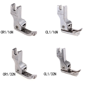1Pcs CR & CL Standard Compensating Presser Foot for all brands of High Speed Industrial Sewing Machine Left/Right Edge Guide Presser Foot