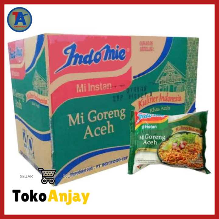 Indomie Aceh 40セット Indomie Goreng Aceh Mie Instan Dus 40pcs | ASTRO