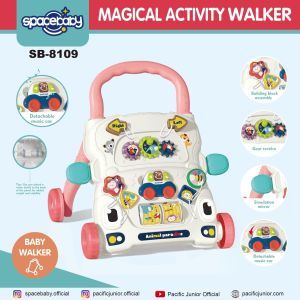 Sugar Baby 5 in 1 Push Walker Activity Table Ride On Scooter / SB 8311 / SB 8111 / 8109