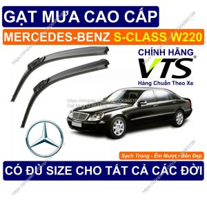 Gạt Mưa Kính Lái Mercedes-Benz S-Class W220 Cặp Gạt Mưa Kính Lái Cho Các Dòng Xe Mercedes-Benz S-Class W220