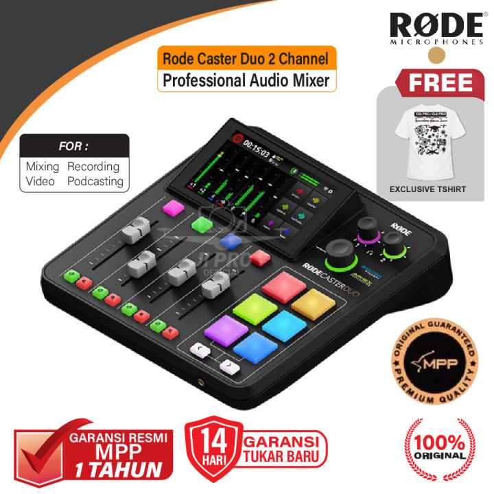 RodeCaster Duo 2 Channel Professional Audio Mixer Rode Caster Resmi ...