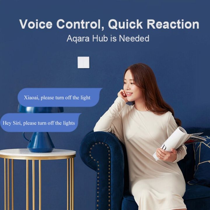 Aqara D1 Wall Switch Zigbee Smart Wireless Light Switch With /No ...