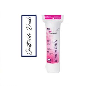 Bông tẩy trang cao cấp Swisspers premium rounds 100 count của Mỹ