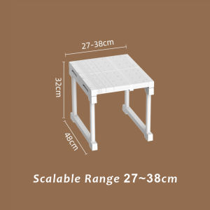 JustLiving 1PC Closet Storage Layered Partition Stackable Wardrobe Storage Basket Clothes Storage Rack Adjustable Wardrobe Organizer Household Closet Divider Cabinet Divider Expandable Storage Shelf(Breadth:48cm)