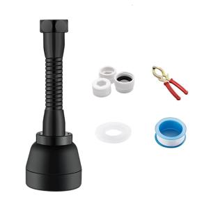 Strong Brass Sink Aerator with 3 Adjustable Setting Not Splatters Rotation Brass Faucet Aerator for Household