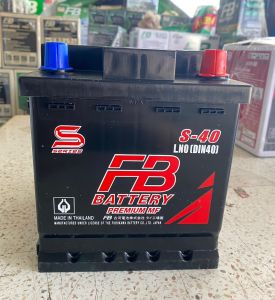 แบตเตอรี่ FB Premium MF S-40LN0(DIN40-MF)  ขั๋วL