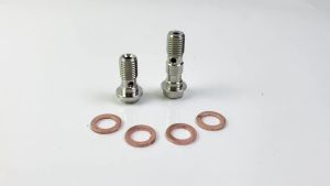 [JhdMt]Universal Motorcycle Brake Caliper Banjo Bolt Bleed Screw  304 Stainless Steel For Honda Yamaha Kawasaki Suzuki Motocross