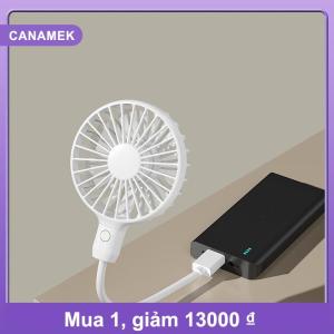 【CANAMEK】 Mùa Hè Ngoài Trời Và Du Lịch USB Có Thể Sạc Lại Cầm Tay Fan Im Lặng Làm Mát Ngân Hàng Điện Không Dây Mini Chơi Cắm Người Hâm Mộ