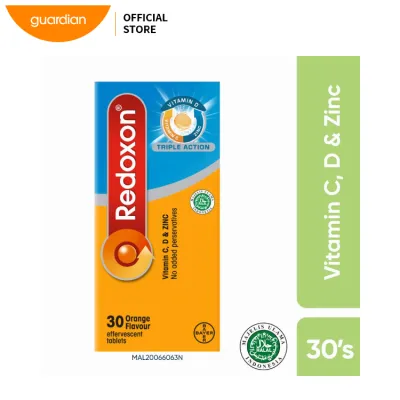 Redoxon Triple Action Effervescent Orange 30s X 3