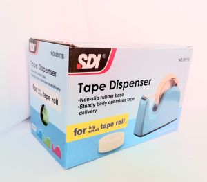 Bàn cắt băng keocắt băng dính để bàn 0517B chính hãng SDI cho băng keo 1cm-3cmnhựa cao cấplưỡi cắt siêu bén