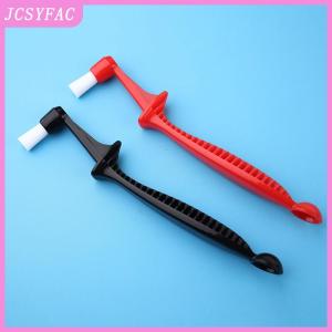 JCSYFAC 2 in 1 Coffee Machine Grouphead Cleaning Brush Spoon Angled Detergent Scoop