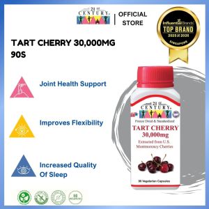 21st Century Tart Cherry 30000mg 90s for Gout Relief Joint Pains Sleep Health