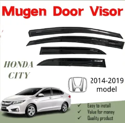 Honda City 2003- 2022 Door Visor Injection Mugen Style