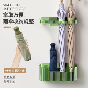 Umbrella Stand Long Handle Foldable Home Use Wall Mounted Draining Design Umbrella Stand Holder Umbrella Holder Stand Outdoor commuting travel outdoor work school and changing weather