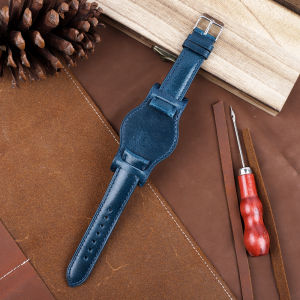 new Handmade Genuine Leather Watch Strap 18mm 19mm 20mm 21mm 22mm Watchband Bracelet with Mat Oil Wax Leather Watch Accessories high-quality