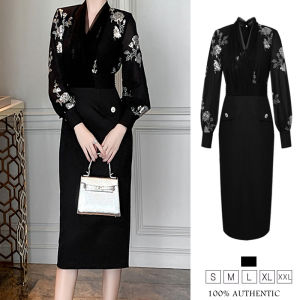 ZYHT Eravogue Womens Dresses Black Dresses Apricot Dresses Midi Dresses Elegant Dresses Graduation Ceremony Dresses Party Dresses Work Dresses Birthday Party Dresses 51135