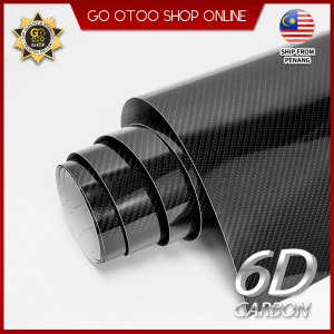 Car Sticker 6D Carbon Fiber Sticker Carbon Sticker Wrap Decal Bonnet Roof Body Car Accessories Sticker Kereta Automotive