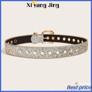 XYJ Flash Sale Home Goth Punk Phụ Nữ Của Vành Đai Thời Trang Rhinestone Vành Đai Cô Gái Trang Trí Jeans Rộng Vành Đai Rock Người Đàn Ông Phụ Nữ Thời Trang Vành Đai