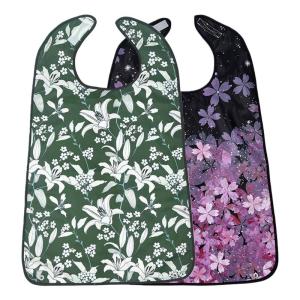 2 gói dành cho người lớn BIB không thấm nước tràn bằng chứng thiết kế miếng bảo vệ quần áo Trọng lượng nhẹ có thể gập lại cho bữa ăn lộn xộn bảo vệ