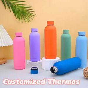Customized Stainless Steel Water Bottle with Lid Insulated Thermos for Wedding Gift Personalized Engraved Back to School Thermal2026