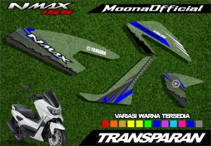 0421 STRIPING LIST VARIASI NMAX 155 Old TRANSPARAN - STICKER VARIASI MOTOR NMAX TERBARU - STIKER LIST VARIASI YAMAHA NMAX STRIPING