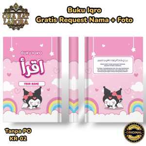 Buku Iqro Gratis Request Nama & Foto Fullcolor Blackwhite Hardcover Softcover Iqro Milenial A5