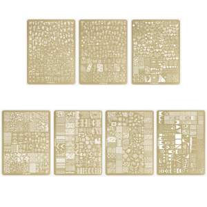 Nails Art Stamping Plate Butterfly Lace Design Nail Plate Template Nail Images Plate for Nail Decors Nail Plates
