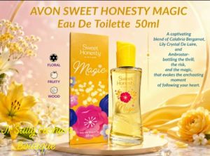 Avon Sweet Honesty Eau De Toilette 50ml - Floral Fragrance - Forever Magic Moments